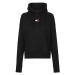 Tommy Jeans Mikina - TJW TOMMY CENTER BADGE HOODIE čierna