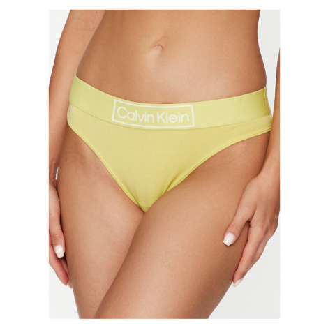 Calvin Klein Underwear Stringové nohavičky 000QF6774E Žltá