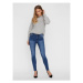 Vero Moda Džínsy Tanya 10222531 Tmavomodrá Skinny Fit