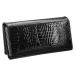 Kožená peněženka RFID model 16644524 Black 18 cm x 9 cm - Semiline