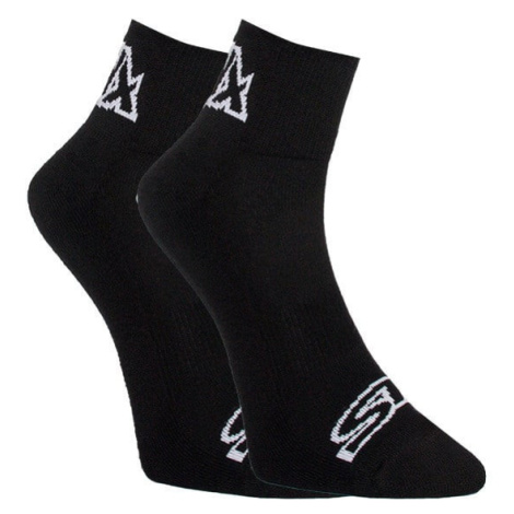 Styx socks ankle black with white logo