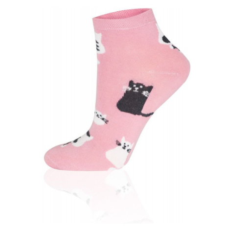 Členkové ponožky Italian Fashion Bami Ružová