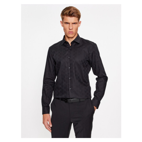 Hugo Košeľa Kenno 50500965 Čierna Slim Fit Hugo Boss