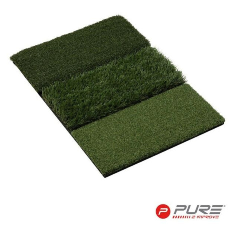 PURE 2 IMPROVE TRI TURF HITTING MAT 40 x 62 cm Golfová podložka, zelená, veľkosť