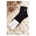 Women's cotton socks black