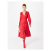 Karl Lagerfeld Košeľové šaty  červená / rubínová
