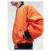 KARL LAGERFELD JEANS Prechodná bunda  oranžová / čierna