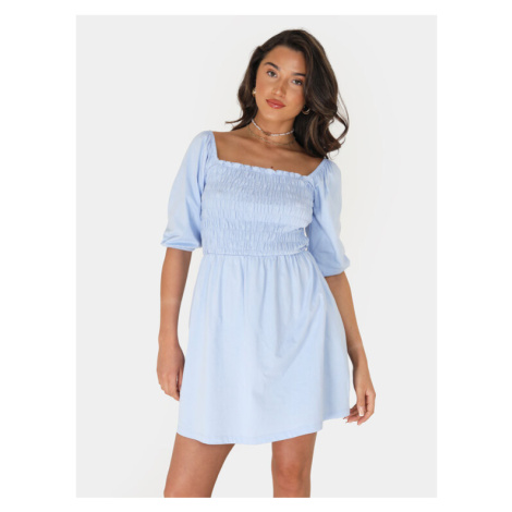 Brave Soul Letné šaty LDRJ-624FOLLEN Modrá Straight Fit