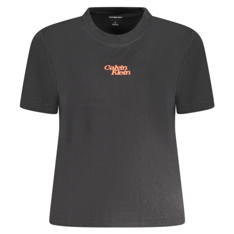 Calvin Klein čierne tričko s krátkym rukávom
