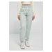 Women's high-waisted sweatpants Melange Sweat Salvia melange pants