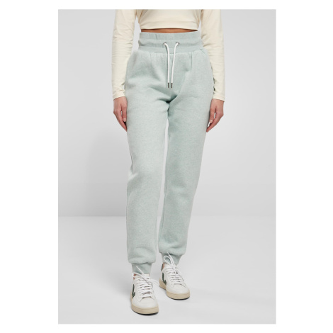 Women's high-waisted sweatpants Melange Sweat Salvia melange pants Urban Classics