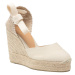 Castañer Espadrilky Carina/8ED/001 Béžová