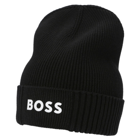 BOSS Čiapky 'Asic'  čierna / biela Hugo Boss