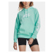 Tyrkysová mikina Under Armour UA Rival Fleece Graphic Hdy