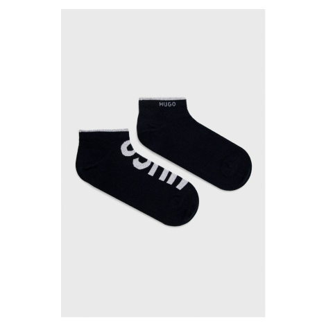 Ponožky HUGO pánske,tmavomodrá farba,50468111