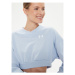 Under Armour Mikina Ua Rival Terry Os Crop Crw 1382738-539 Modrá Loose Fit