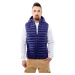 Men's quilted vest GLANO - dark blue