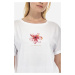 Tričko La Martina Woman T-Shirt 40/1 Cotton Jers Biela