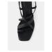 Bershka Sandále  čierna