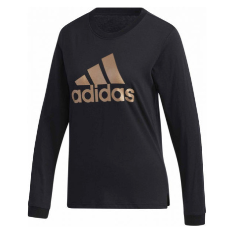 adidas U-B LONG SLEEVE T-SHIRT Dámske tričko, čierna, veľkosť