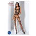 Passion BS058 black - Bodystocking Farba: Čierna