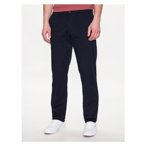 Selected Homme Chino nohavice 16087665 Tmavomodrá Straight Fit