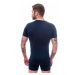 SENSOR MERINO ACTIVE pánske tričko kr.rukáv deep blue