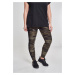 Women's Camo Leggings Stripe woodcamo/blk