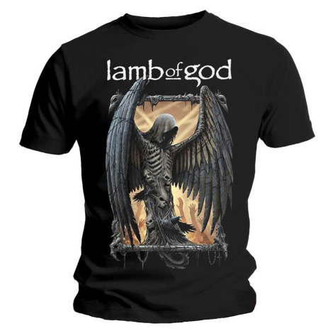Lamb of God tričko Winged Death Čierna