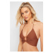 Trendyol Brown Bralette Accessory Bikini Top