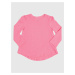 Ružové dievčenské tričko GAP