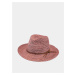 Ružový dámsky slamený klobúk BARTS