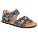 Barefoot dětské sandály Koel - Amelia Tractor Blue modré