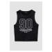 DEFACTO Fitted Printed Crew Neck Ribbed Camisole Athlete