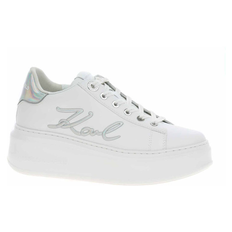 Dámská obuv Karl Lagerfeld KL63510A 01S White Lthr w-Silver KL63510A-624-KW 01S