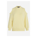 Mikina Karl Lagerfeld Logo Feminine Sweatshirt Elfin Yellow