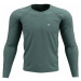 Compressport TRAINING TSHIRT LS Pánske tréningové tričko s dlhým rukávom, zelená, veľkosť