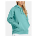 Tyrkysová mikina Under Armour UA Rival Fleece Hoodie