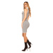 Trendy Koucla dress with turtleneck black Einheitsgroesse