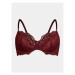 Hunkemöller Podprsenka Balconette Marine 202706 Bordová