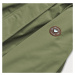 Dámska bunda v khaki farbe s kapucňou (CAN-563)