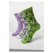 Bandana Pattern Socks 3-Pack White+Lilac+Lilac