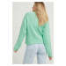 Vlnený sveter Answear Lab dámsky, zelená farba, teplý,