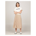 Beige women's pleated skirt Tommy Hilfiger - Women