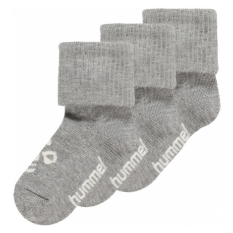 Hummel Ponožky 'Sora'  sivá melírovaná / biela
