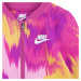Nike Printed Club Coverall Bodysuit Pink Foam - Detské - body Nike - Ružové - 06K430-A9Y