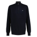 SVETER GANT SHIELD COTTON HALF ZIP EVENING BLUE