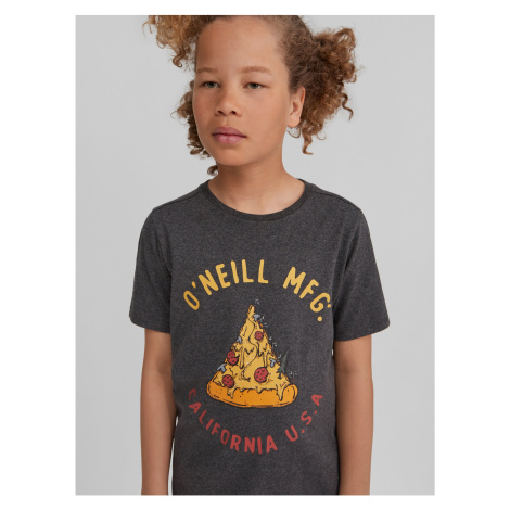 Tmavošedé detské tričko s potlačou O'Neill Cali