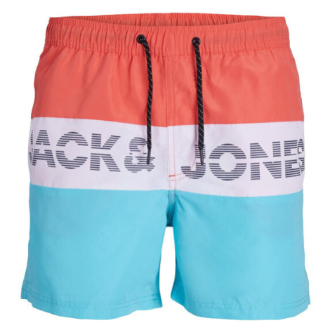Jack&Jones Junior Plavecké šortky 12227529 Ružová Regular Fit