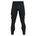 Under Armour Men's UA Speedpocket Tights Black/Orange Ice Bežecké nohavice/legíny